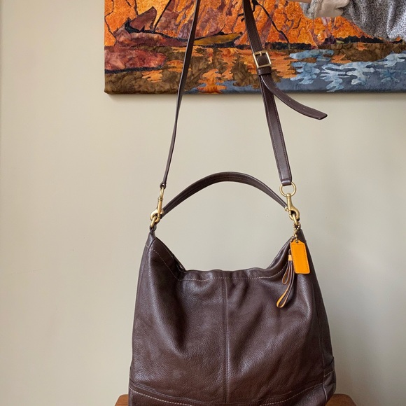 Large Leather Coach Purse - Picture 4 of 16